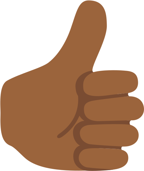 240 × 240 Pixels - Thumbs Up Emoji Svg (600x600), Png Download