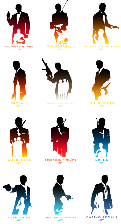 Moving Clipart James Bond - James Bond Minimalist Posters (600x934), Png Download