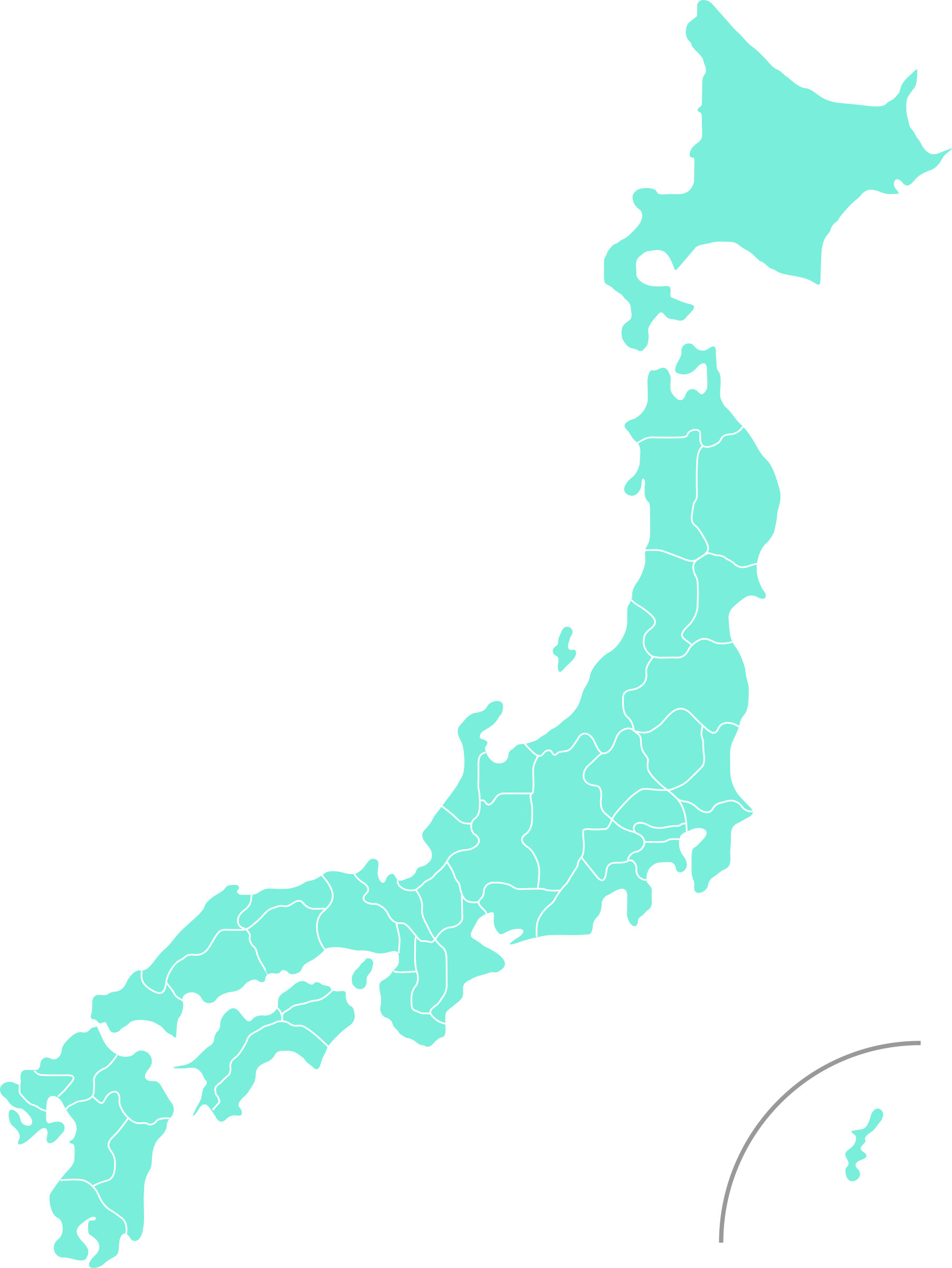 This Free Icons Png Design Of Map Of Japan (1804x2400), Png Download
