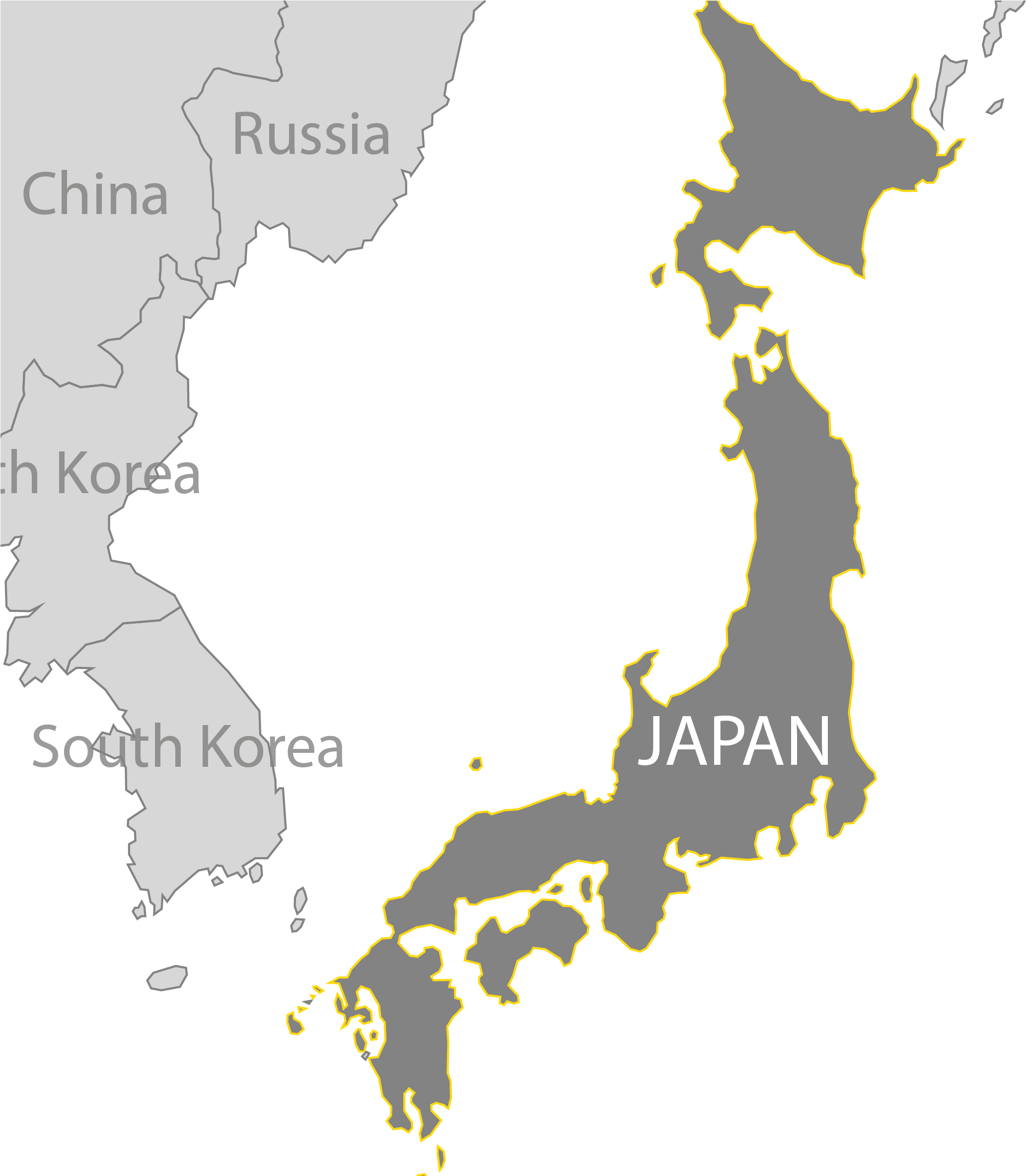 Japan Map (2642x2367), Png Download