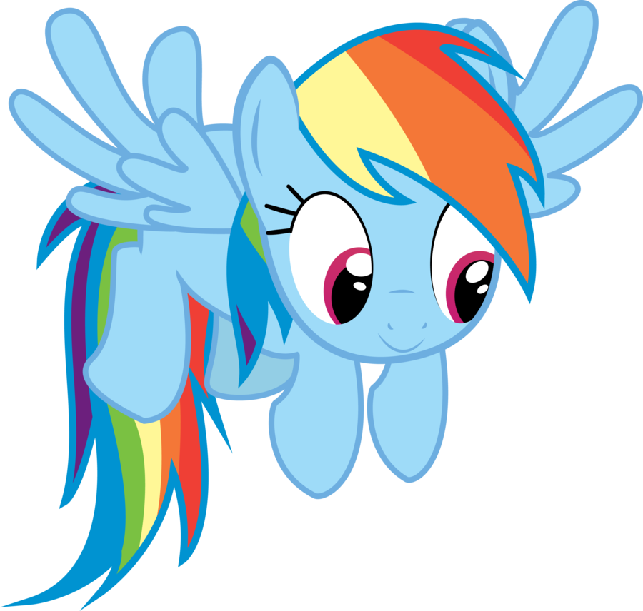 Rainbow Dash Png Clipart - Cute Little Pony Png (900x856), Png Download