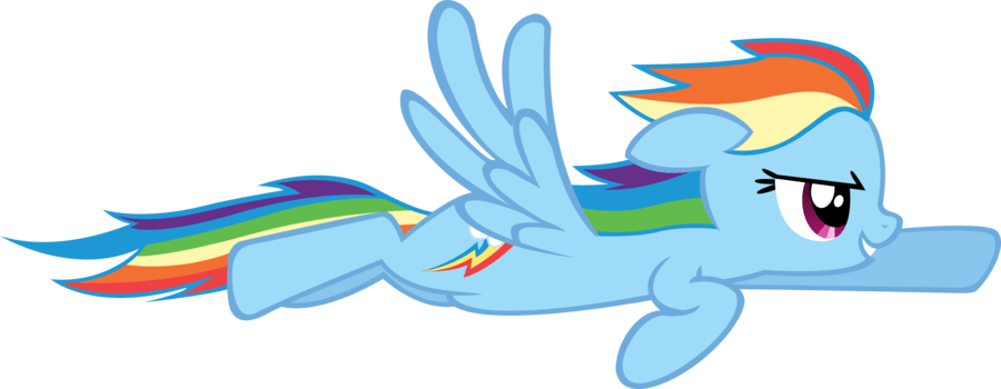 Rainbow Dash Flying Png Photos Resiz - Rainbow Dash Flying Png (900x350), Png Download