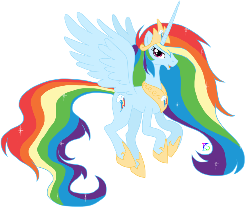 My Little Pony Princess Rainbow Dash (900x756), Png Download