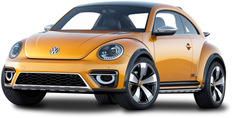 Volkswagen Beetle Dune Orange Car Png Image - 2019 Volkswagen Beetle (500x274), Png Download