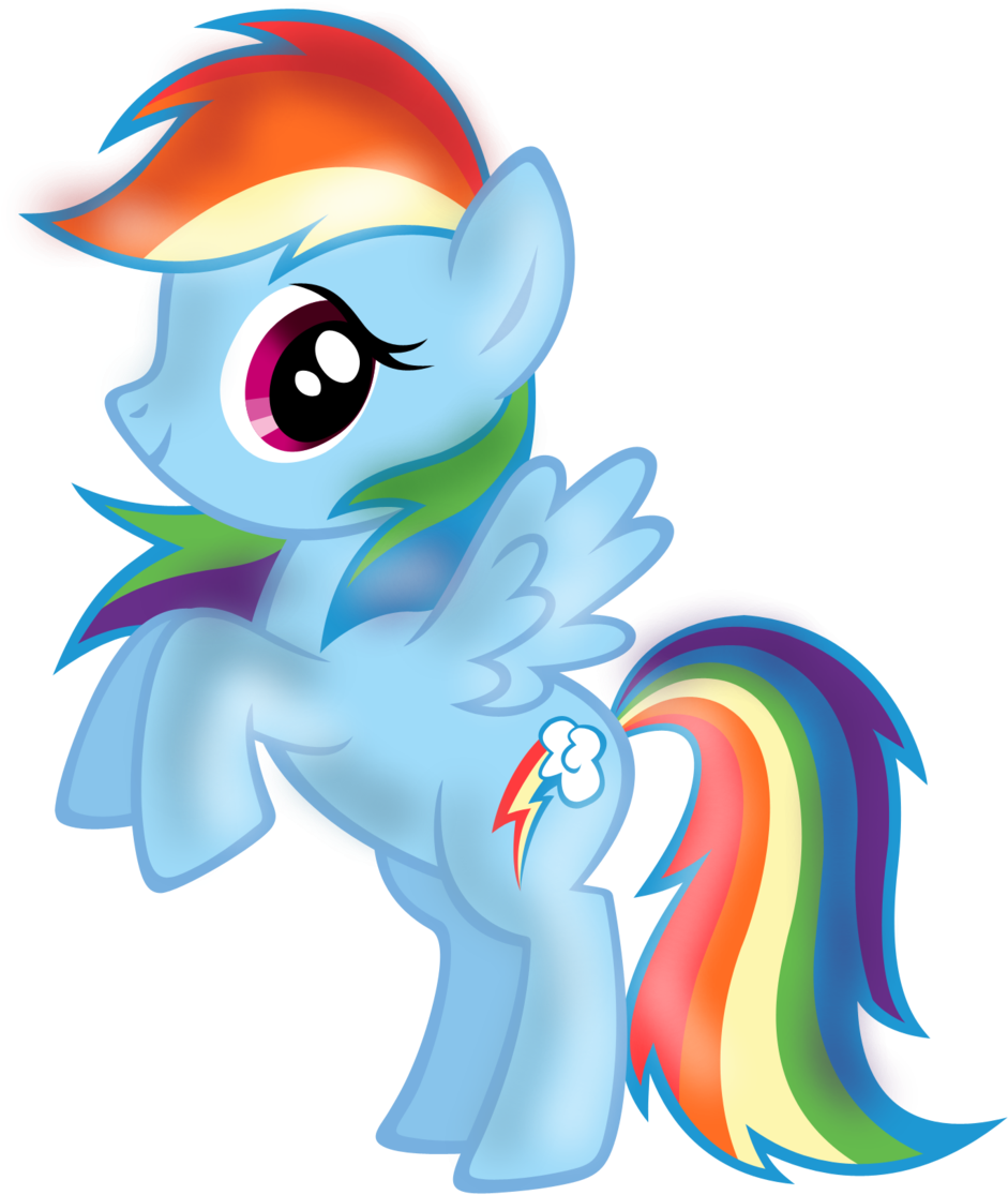 My Little Pony Rainbow Clipart (1024x1170), Png Download