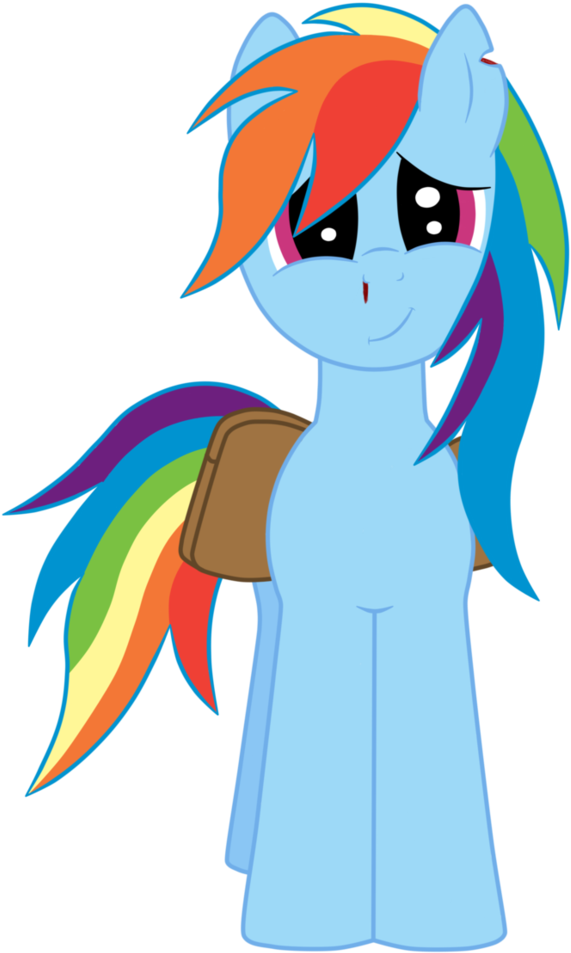 Rainbow Dash After School No Background By Valik32 - Rainbow Dash Without Background (774x1032), Png Download