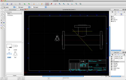 Librecad - Opensource Cad (568x396), Png Download