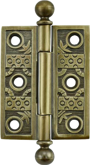 Vintage Hardware Lighting Antique Reproduction Cabinet - Windsor Shutter Hinges Pair Antique Brass (zb-31) (767x700), Png Download