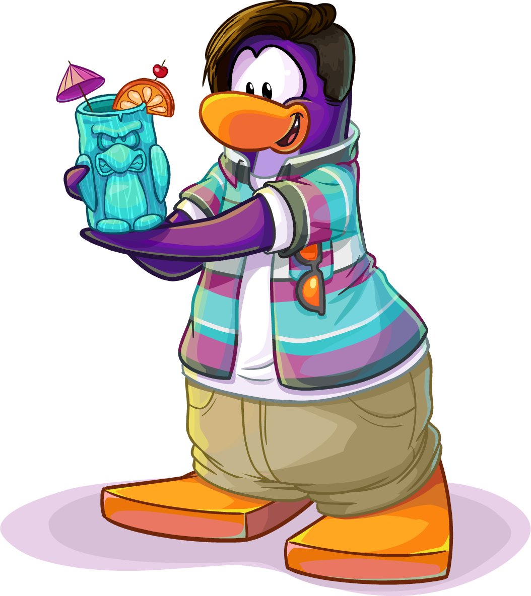 Penguin Style June 2015 1 - Club Penguin Art Style (1054x1184), Png Download