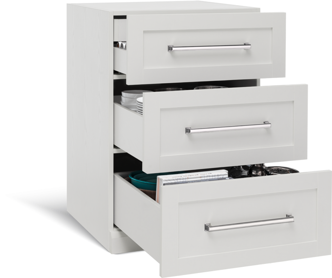 3-drawer Cabinet - Cabinetry (948x873), Png Download