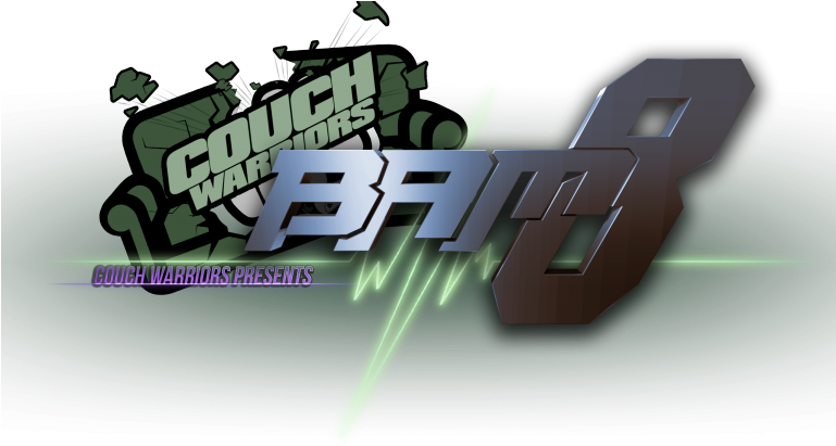 Bam8 Logo 3d Webposter Backgroundlessgreenbg 1 - Couchwarriors (768x432), Png Download