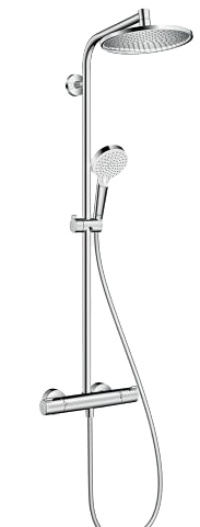 Shower Transparent Image - Hansgrohe Crometta S 240 1jet Shower System (27267000) (480x480), Png Download