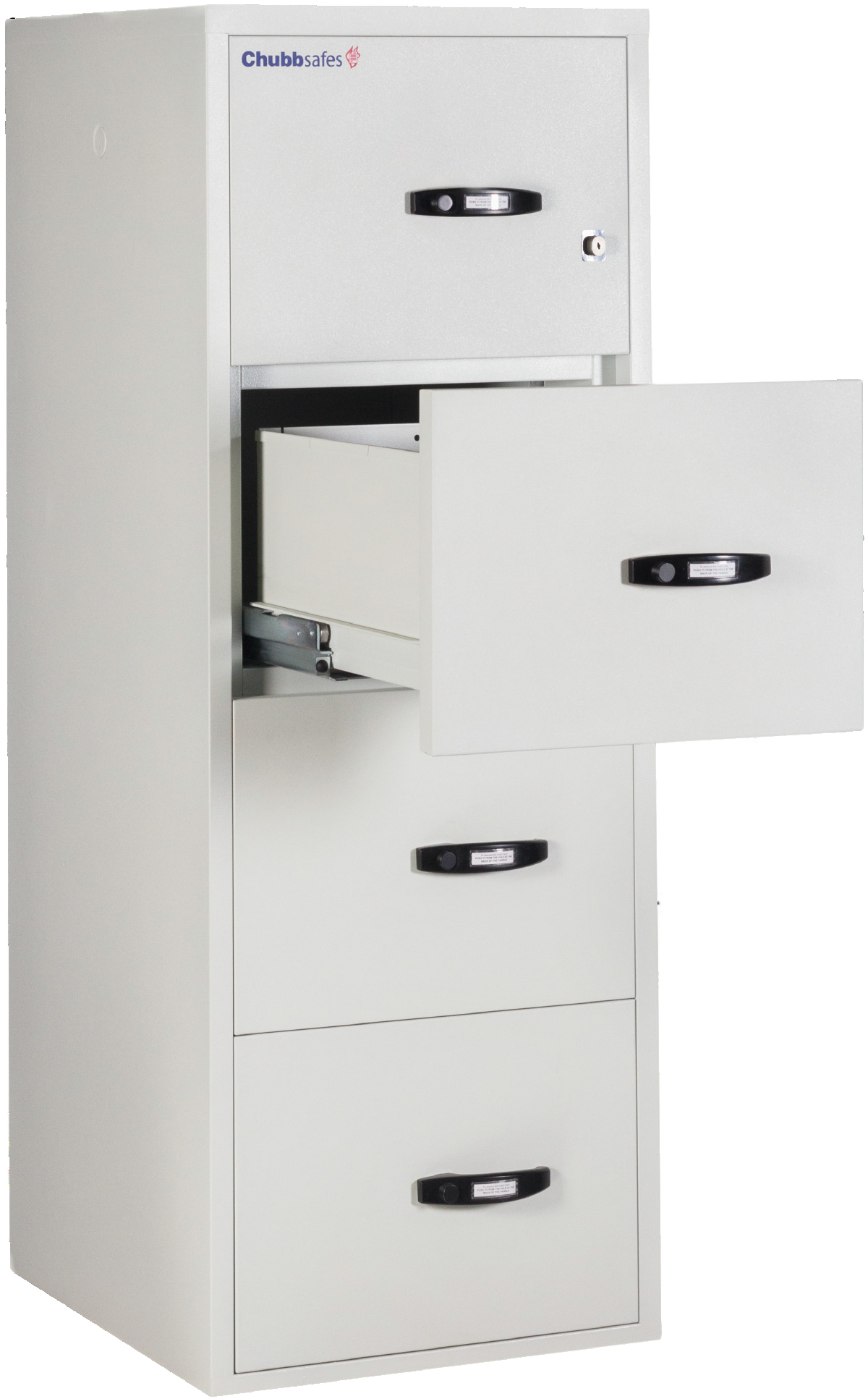 Drawing File Filing Cabinet - Chubbsafes Fire File 25" 1hr 4 Drawer Document Fire (1268x2048), Png Download