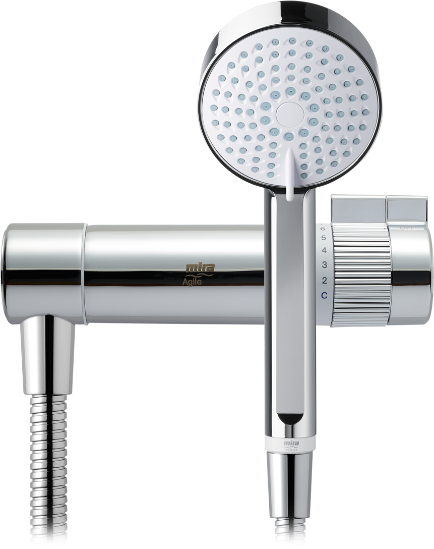 Mixer Showers - Beat Four Spray Shower Head Chrome (1180x1180), Png Download