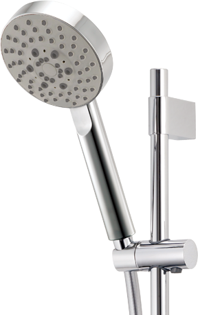 Shower Kits - Showerkits - Deva Envy Complete Thermostatic Shower With Five Function (288x459), Png Download