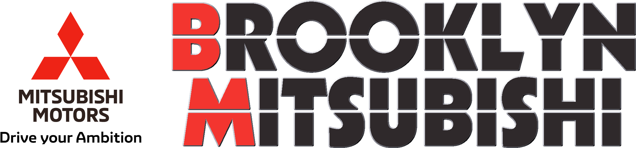 Brooklyn Mitsubishi Logo - Mitsubishi Motors (2124x600), Png Download