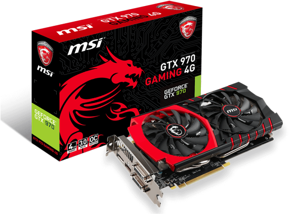 Pci Express Solution Graphics Cards Geforce Gtx 970 - Geforce Gtx 1070 Msi (600x480), Png Download