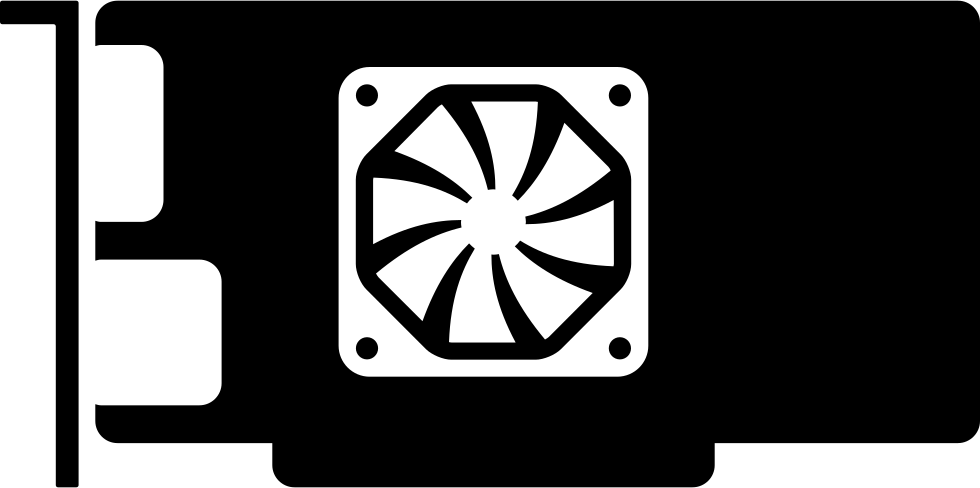 Vga Card - - Icon Vga Png (980x488), Png Download