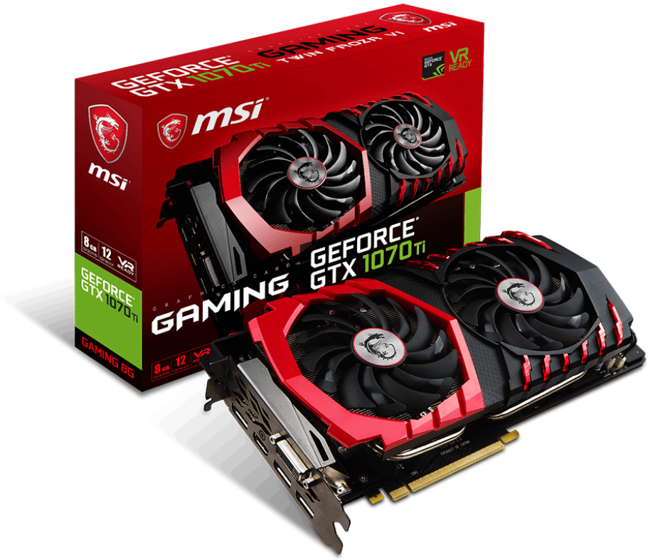 Geforce® Gtx 1070 Ti Graphics Cards Geforce Gtx 1070 - Gtx 1070 Ti Msi (1024x819), Png Download