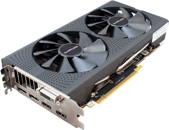 Sapphire Pulse Radeon Rx 580 8gb Graphics Card - Zotac 1080ti Amp Extreme (600x500), Png Download