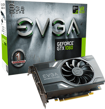 Evga Geforce Gtx 1060 Gaming Acx 2.0 6gb (500x500), Png Download
