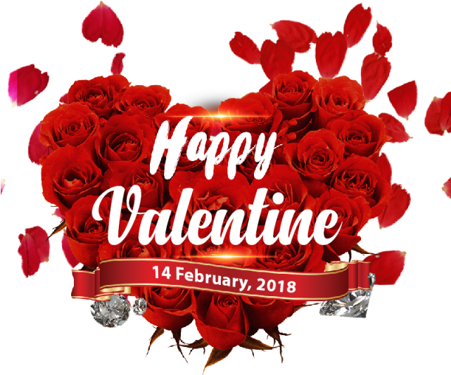14 February Transparent Image - Valentines Day Party Flyer (640x640), Png Download