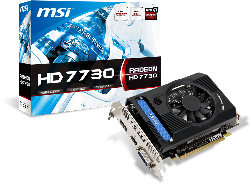 Msi Radeon Hd 7730 (1000x800), Png Download