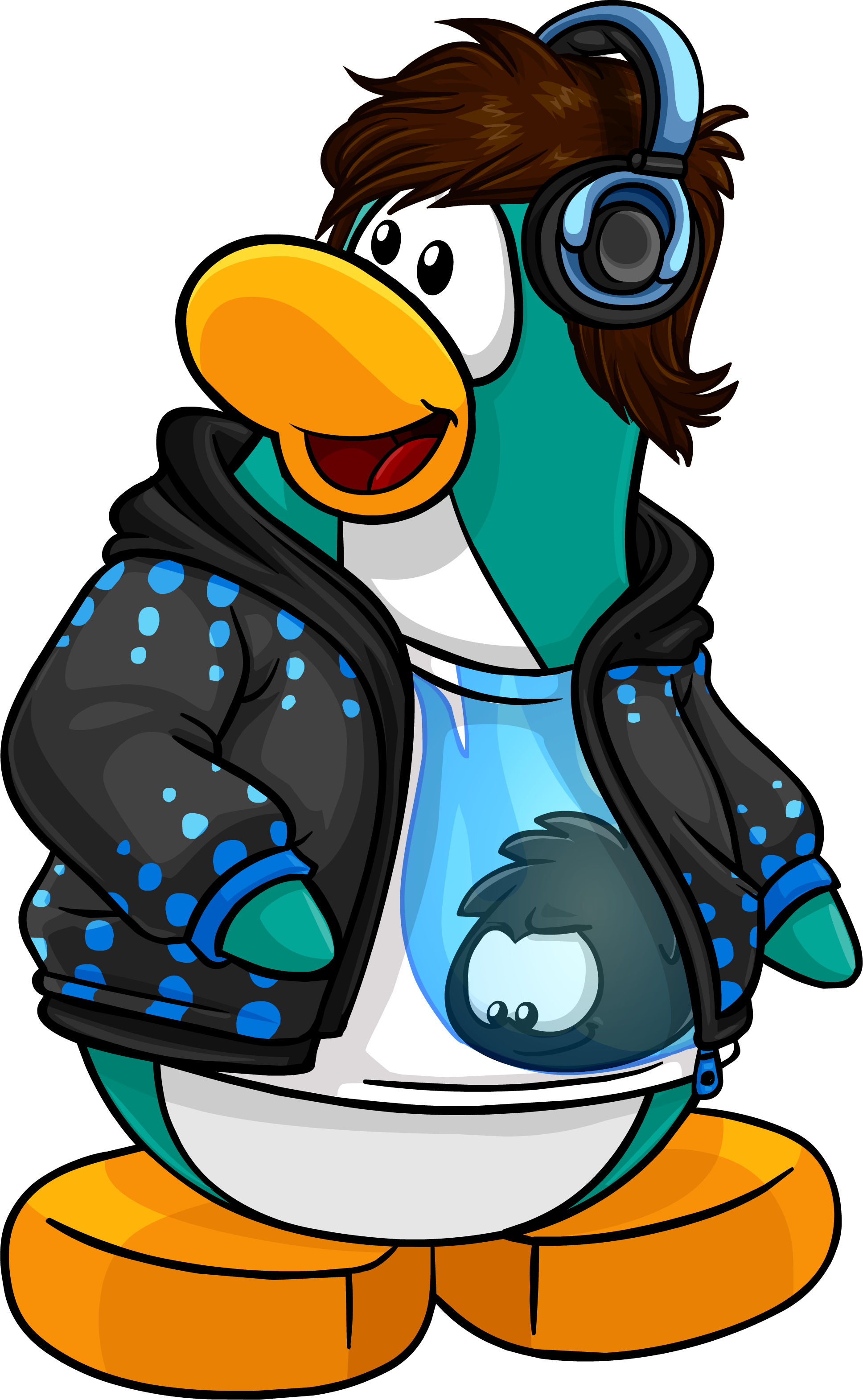 Penguin Style Feb 2018 2 - Club Penguin (1936x3140), Png Download