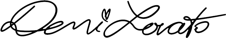Demi Lovato Signature (780x200), Png Download