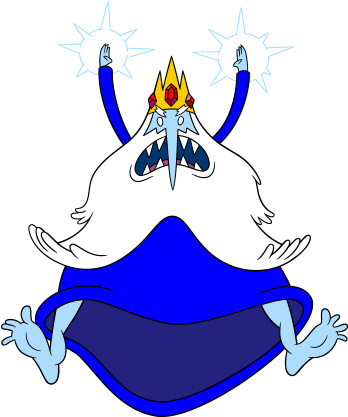 Dc X Adventure Time - Quadro Finn Jake E Rei Gelado Unica (358x424), Png Download