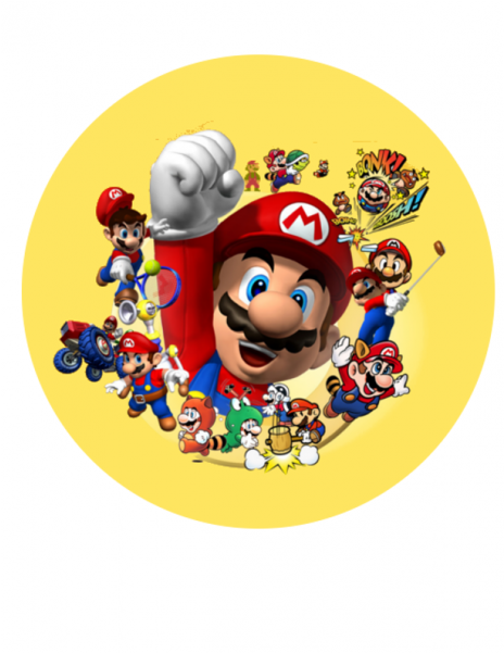 Mário Bros (600x600), Png Download