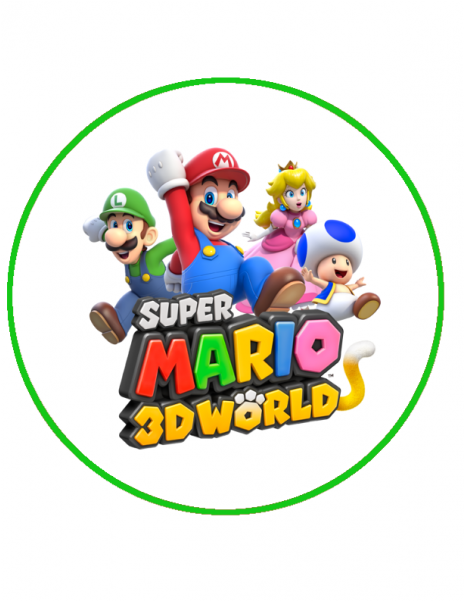 Super Mario 3d World Star (600x600), Png Download