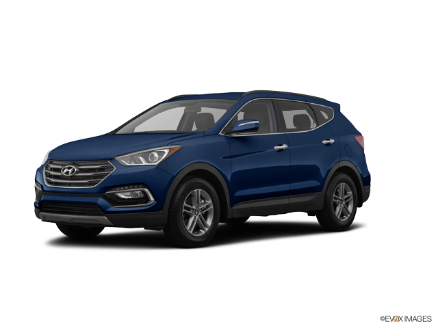 Hyundai Santa Fe Sport - 2018 Blue Hyundai Santa Fe (640x480), Png Download