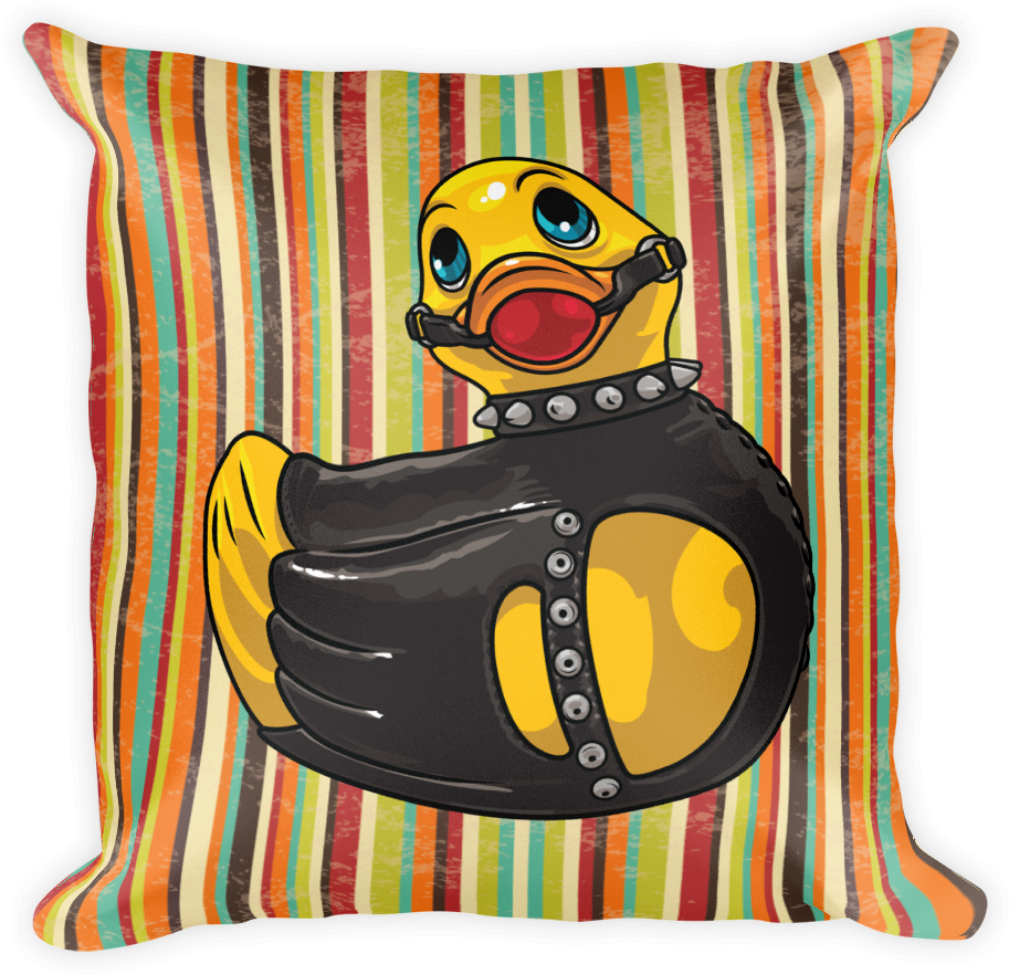 Rubber Ducky Pillow Swish Embassy - Rubber Ducky (premium Triblend) (1000x1000), Png Download