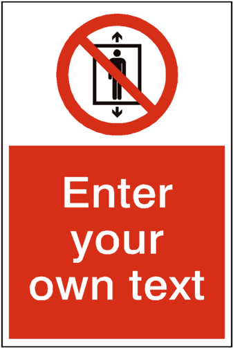 Do Not Use This Lift Custom Prohibition Sticker Safety-label - Do Not Wear Shoes Signs (600x600), Png Download