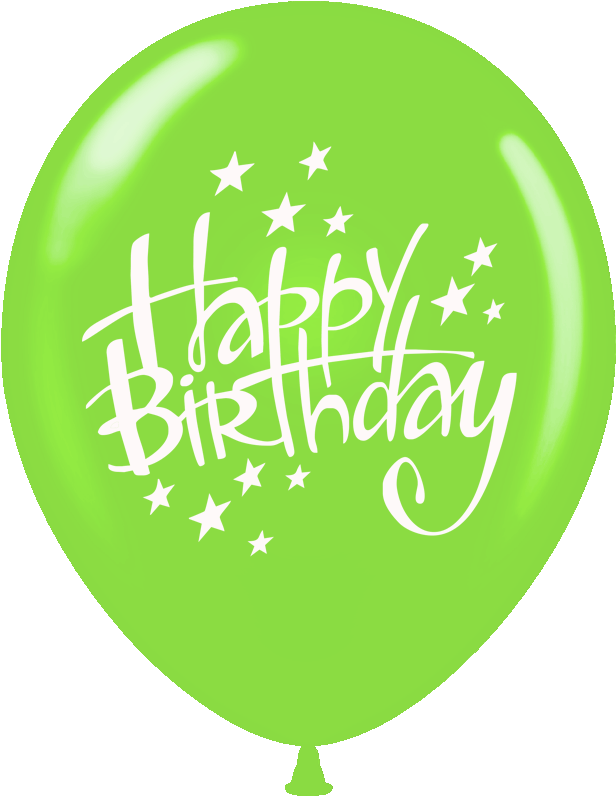 Happy Birthday Green Background