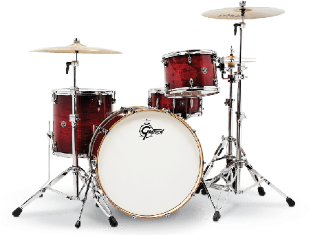 Gretsch Catalina Club Rock 4 Piece Drum Set - Dw Design Series Frequent Flyer Kit (460x460), Png Download