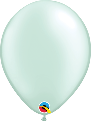 Pearl Mint Green, Qualatex 11'' Latex Balloon - 60th Anniversary Damask Balloons - 11 Inch Balloons (362x480), Png Download