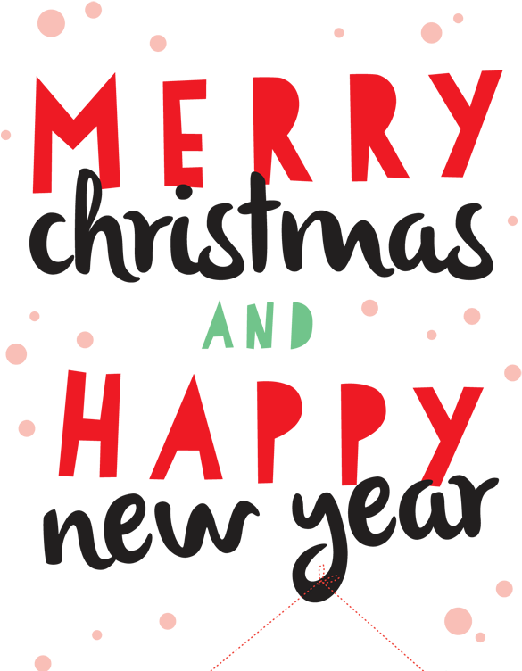 Merry Christmas 2018 And Happy New Year - Under The Tree Double-sided Cardstock 12"x12"-story (650x782), Png Download