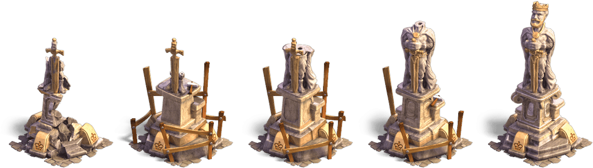 Chess Piece White King Stages - Wiki (1205x337), Png Download