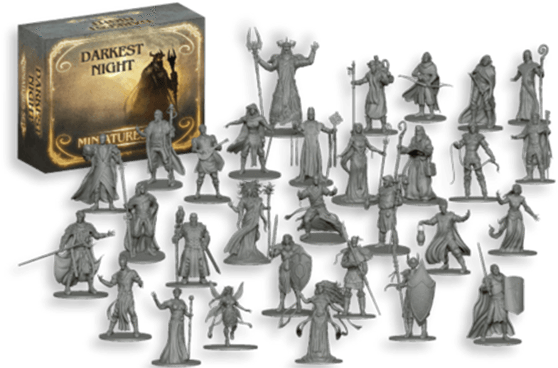 Darkest Night - Darkest Night 2nd Edition Miniatures Set (800x800), Png Download