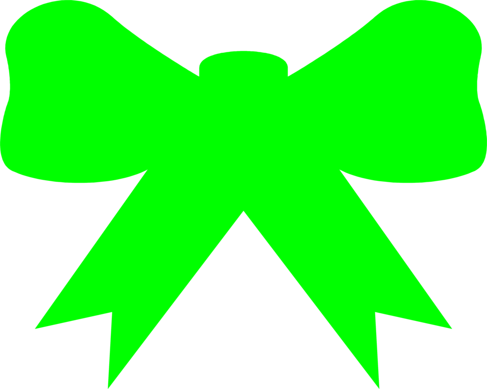 Free Stock Photos - Green Bow (958x766), Png Download