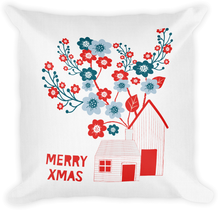 "scandinavian Merry Christmas And Happy New Year" All - Festival (1000x1000), Png Download