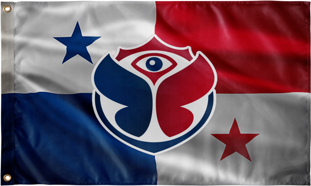Panama Flag For Festival- Tml - Tomorrowland Music Festival Logo (1024x1024), Png Download