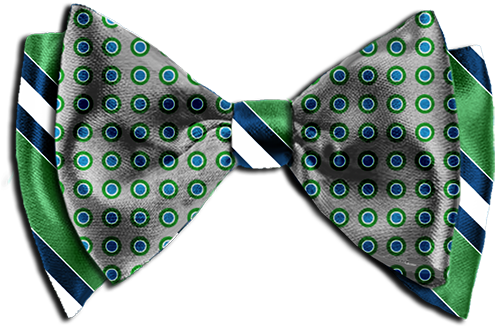 Be The First To Review “design Your Own Custom Bow - Blue And Green Bow Tie (500x333), Png Download