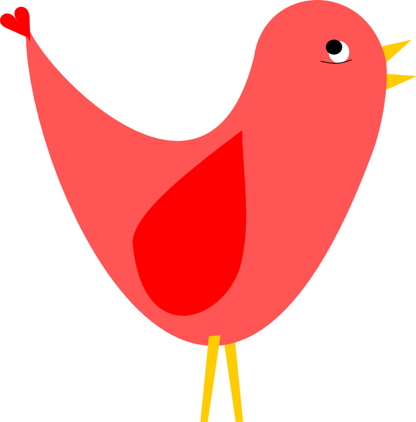 Red Birds Clipart Clipart Best - Clip Art (841x853), Png Download