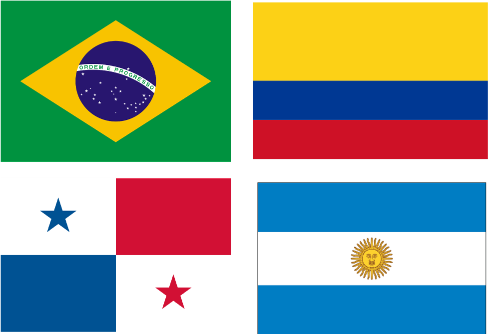 Greetings From Panama, - Panama Flag (1000x680), Png Download
