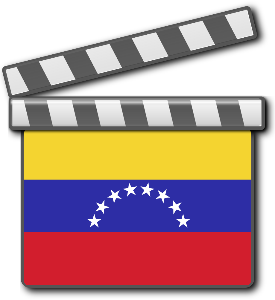 Venezuela Film Clapperboard - Flag Of Venezuela (935x1024), Png Download