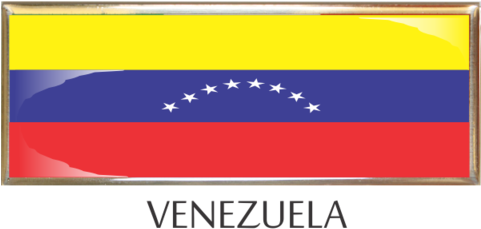 Venezuela Metal Car Badge - Venezuela Flag Car Auto Trunk Fender Bumper Metal Emblem (480x480), Png Download
