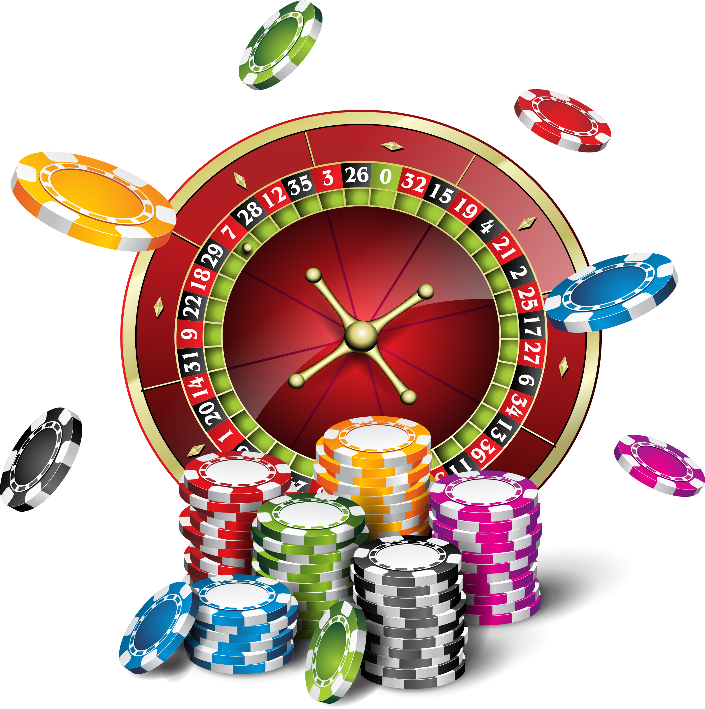 Graphic Free Download Casino Token Roulette Blackjack - Full Color Casino Roulette Full Color Decal, Roulette (2417x2432), Png Download